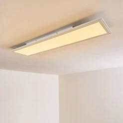 Hofstein Voisines Deckenpanel LED Weiß, 1-flammig, Fernbedienung, Farbwechsler -LED Leuchten Verkäufe 2022 voisines deckenpanel h3267776 do1 14