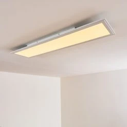 Hofstein Voisines Deckenpanel LED Weiß, 1-flammig, Fernbedienung, Farbwechsler -LED Leuchten Verkäufe 2022 voisines deckenpanel h3267776 do1 15