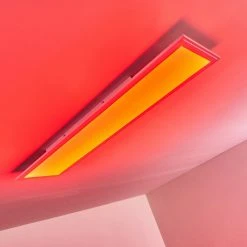 Hofstein Voisines Deckenpanel LED Weiß, 1-flammig, Fernbedienung, Farbwechsler -LED Leuchten Verkäufe 2022 voisines deckenpanel h3267776 do1 16