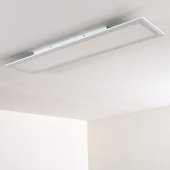 Hofstein Voisines Deckenpanel LED Weiß, 1-flammig, Fernbedienung, Farbwechsler -LED Leuchten Verkäufe 2022 voisines deckenpanel h3267776 do1 19