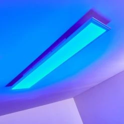 Hofstein Voisines Deckenpanel LED Weiß, 1-flammig, Fernbedienung, Farbwechsler -LED Leuchten Verkäufe 2022 voisines deckenpanel h3267776 do1 28