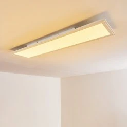 Hofstein Voisines Deckenpanel LED Weiß, 1-flammig, Fernbedienung, Farbwechsler -LED Leuchten Verkäufe 2022 voisines deckenpanel h3267776 do1 4