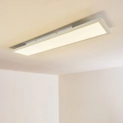 Hofstein Voisines Deckenpanel LED Weiß, 1-flammig, Fernbedienung, Farbwechsler -LED Leuchten Verkäufe 2022 voisines deckenpanel h3267776 do1 6