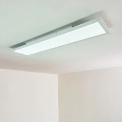 Hofstein Voisines Deckenpanel LED Weiß, 1-flammig, Fernbedienung, Farbwechsler -LED Leuchten Verkäufe 2022 voisines deckenpanel h3267776 do1 7