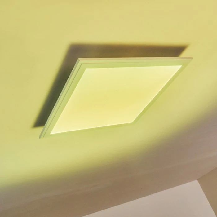 Hofstein Voisines Deckenpanel LED Weiß, 1-flammig, Fernbedienung, Farbwechsler 19 Hofstein Voisines Deckenpanel LED Weiß, 1-flammig, Fernbedienung, Farbwechsler – Bild 19