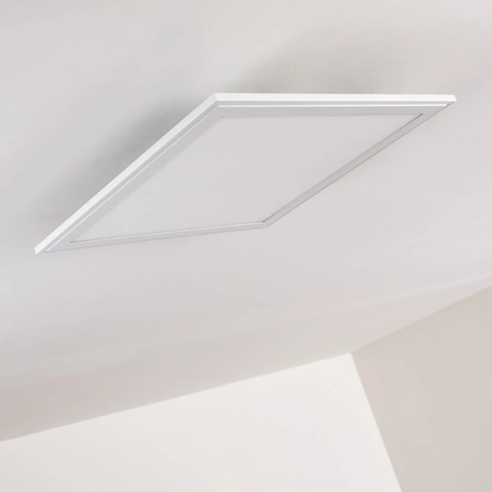 Hofstein Voisines Deckenpanel LED Weiß, 1-flammig, Fernbedienung, Farbwechsler 25 Hofstein Voisines Deckenpanel LED Weiß, 1-flammig, Fernbedienung, Farbwechsler – Bild 25