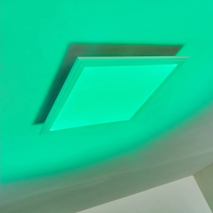 Hofstein Voisines Deckenpanel LED Weiß, 1-flammig, Fernbedienung, Farbwechsler 7 Hofstein Voisines Deckenpanel LED Weiß, 1-flammig, Fernbedienung, Farbwechsler – Bild 7