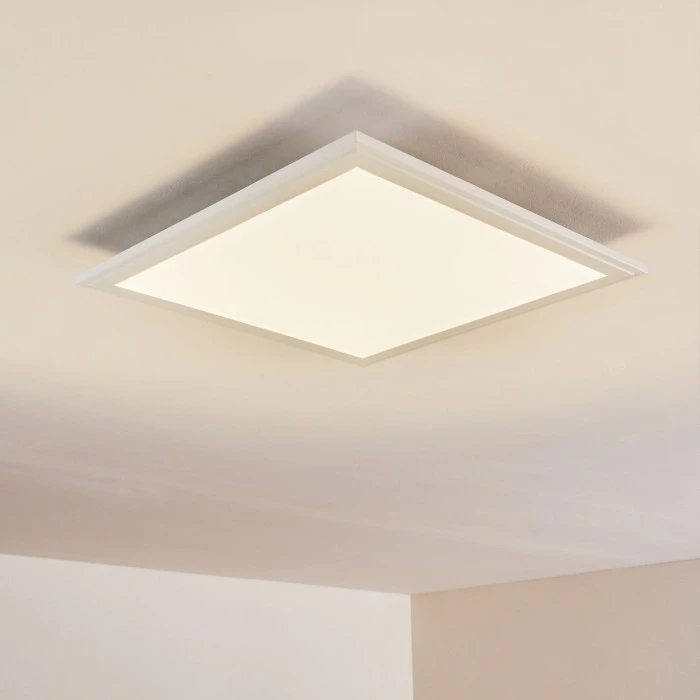 Hofstein Voisines Deckenpanel LED Weiß, 1-flammig, Fernbedienung, Farbwechsler 8 Hofstein Voisines Deckenpanel LED Weiß, 1-flammig, Fernbedienung, Farbwechsler – Bild 8