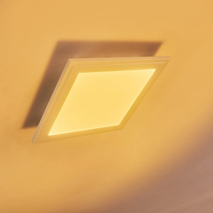 Hofstein Voisines Deckenpanel LED Weiß, 1-flammig, Fernbedienung, Farbwechsler 18 Hofstein Voisines Deckenpanel LED Weiß, 1-flammig, Fernbedienung, Farbwechsler – Bild 18