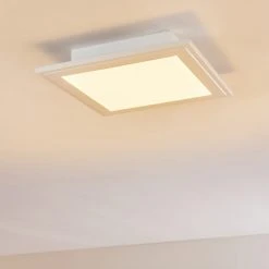 Hofstein Voisines Deckenpanel LED Weiß, 1-flammig, Fernbedienung, Farbwechsler 27 Hofstein Voisines Deckenpanel LED Weiß, 1-flammig, Fernbedienung, Farbwechsler -LED Leuchten Verkäufe 2022 voisines deckenpanel h3306154 do1 2