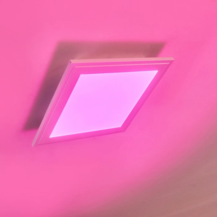 Hofstein Voisines Deckenpanel LED Weiß, 1-flammig, Fernbedienung, Farbwechsler 21 Hofstein Voisines Deckenpanel LED Weiß, 1-flammig, Fernbedienung, Farbwechsler – Bild 21