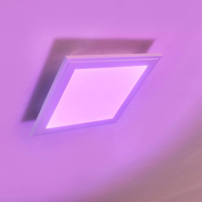 Hofstein Voisines Deckenpanel LED Weiß, 1-flammig, Fernbedienung, Farbwechsler 9 Hofstein Voisines Deckenpanel LED Weiß, 1-flammig, Fernbedienung, Farbwechsler – Bild 9