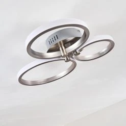 Hofstein Volonne Deckenleuchte LED Silber, 3-flammig 34 Hofstein Volonne Deckenleuchte LED Silber, 3-flammig -LED Leuchten Verkäufe 2022 volonne deckenleuchte h3110348 do1 16