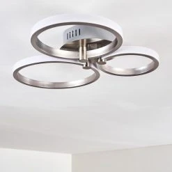 Hofstein Volonne Deckenleuchte LED Silber, 3-flammig 22 Hofstein Volonne Deckenleuchte LED Silber, 3-flammig -LED Leuchten Verkäufe 2022 volonne deckenleuchte h3110348 do1 4