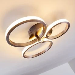 Hofstein Volonne Deckenleuchte LED Silber, 3-flammig 23 Hofstein Volonne Deckenleuchte LED Silber, 3-flammig -LED Leuchten Verkäufe 2022 volonne deckenleuchte h3110348 do1 5