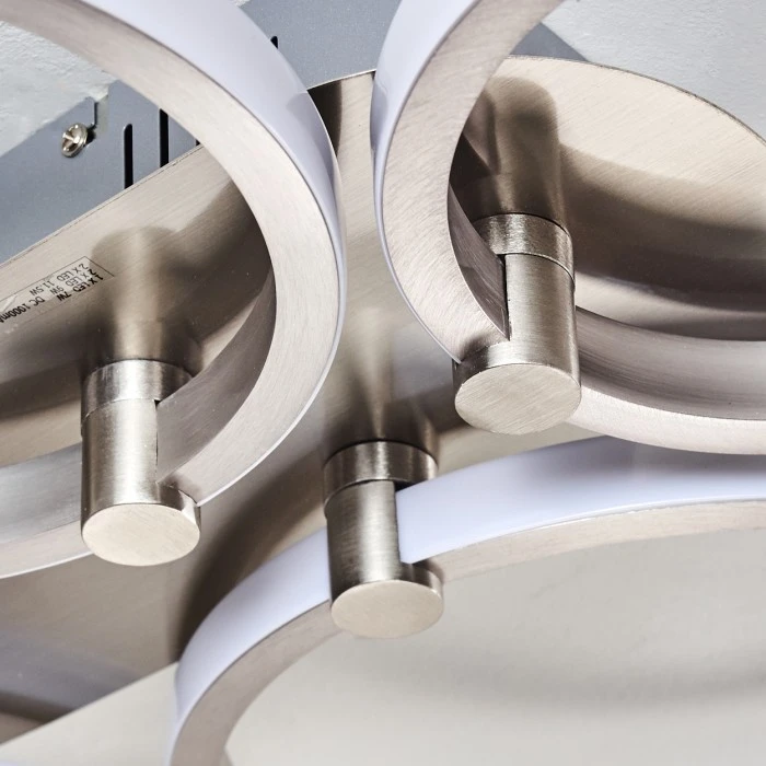 Hofstein Volonne Deckenleuchte LED Silber, 5-flammig 18 Hofstein Volonne Deckenleuchte LED Silber, 5-flammig – Bild 18