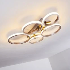 Hofstein Volonne Deckenleuchte LED Silber, 5-flammig 21 Hofstein Volonne Deckenleuchte LED Silber, 5-flammig -LED Leuchten Verkäufe 2022 volonne deckenleuchte h3110379 do1 3