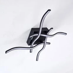 Hofstein Voltti Deckenleuchte LED Schwarz, 4-flammig -LED Leuchten Verkäufe 2022 voltti deckenleuchte h3090084 3