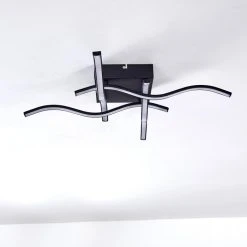 Hofstein Voltti Deckenleuchte LED Schwarz, 4-flammig -LED Leuchten Verkäufe 2022 voltti deckenleuchte h3090084 8