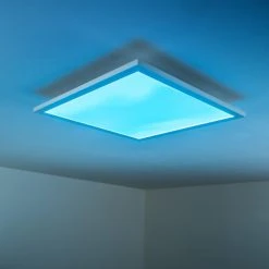 Hofstein Wabos Deckenpanel LED Weiß, 1-flammig, Fernbedienung, Farbwechsler -LED Leuchten Verkäufe 2022 wabos deckenpanel h3001349 20