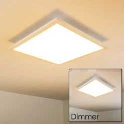 Hofstein Wabos Deckenpanel LED Weiß, 1-flammig, Fernbedienung, Farbwechsler -LED Leuchten Verkäufe 2022 wabos deckenpanel h3001349 3