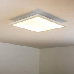 Hofstein Wabos Deckenpanel LED Weiß, 1-flammig, Fernbedienung, Farbwechsler -LED Leuchten Verkäufe 2022 wabos deckenpanel h3001349 6