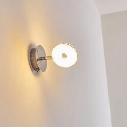 Hofstein Wandleuchte Donot LED Nickel-Matt, Chrom, 1-flammig 22 Hofstein Wandleuchte Donot LED Nickel-Matt, Chrom, 1-flammig -LED Leuchten Verkäufe 2022 wandleuchte donot h3021293 do2 2