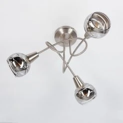 Hofstein Warga Deckenleuchte LED Nickel-Matt, 3-flammig -LED Leuchten Verkäufe 2022 warga deckenleuchte h3390160 7