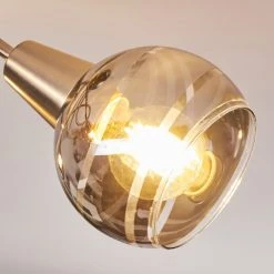 Hofstein Warga Deckenleuchte LED Nickel-Matt, 3-flammig -LED Leuchten Verkäufe 2022 warga deckenleuchte h3390160 8