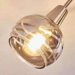 Hofstein Warga Deckenleuchte LED Nickel-Matt, 5-flammig -LED Leuchten Verkäufe 2022 warga deckenleuchte h3390207 11