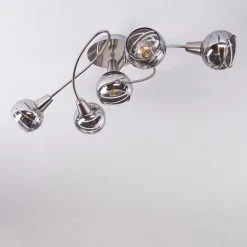 Hofstein Warga Deckenleuchte LED Nickel-Matt, 5-flammig -LED Leuchten Verkäufe 2022 warga deckenleuchte h3390207 8