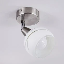 Hofstein Warga Deckenleuchte LED Nickel-Matt, 1-flammig -LED Leuchten Verkäufe 2022 warga deckenleuchte h3395189 7