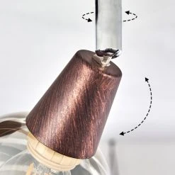 Hofstein Warga Deckenleuchte LED Bronze, 2-flammig -LED Leuchten Verkäufe 2022 warga deckenleuchte h3395257 5