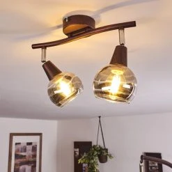 Hofstein Warga Deckenleuchte LED Bronze, 2-flammig -LED Leuchten Verkäufe 2022 warga deckenleuchte h3395257 6