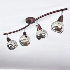 Hofstein Warga Deckenleuchte LED Bronze, 4-flammig -LED Leuchten Verkäufe 2022 warga deckenleuchte h3395288 7