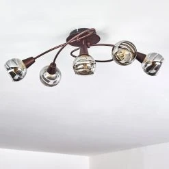 Hofstein Warga Deckenleuchte LED Bronze, 4-flammig -LED Leuchten Verkäufe 2022 warga deckenleuchte h3395325 7
