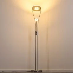 Hofstein Watino Deckenfluter LED Nickel-Matt, 3-flammig -LED Leuchten Verkäufe 2022 watino deckenfluter h000458 15