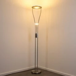 Hofstein Watino Deckenfluter LED Nickel-Matt, 3-flammig -LED Leuchten Verkäufe 2022 watino deckenfluter h000458 26