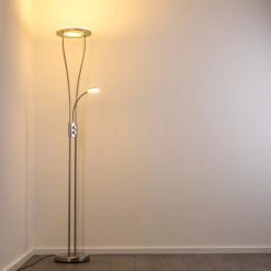 Hofstein Watino Deckenfluter LED Nickel-Matt, 3-flammig -LED Leuchten Verkäufe 2022 watino deckenfluter h000458 29