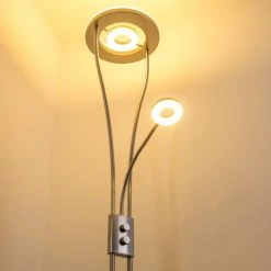 Hofstein Watino Deckenfluter LED Nickel-Matt, 3-flammig -LED Leuchten Verkäufe 2022 watino deckenfluter h000458 47