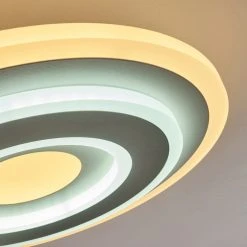 Hofstein Wawo Deckenpanel LED Grau, Weiß, 1-flammig, Fernbedienung -LED Leuchten Verkäufe 2022 wawo deckenpanel h3419151 5