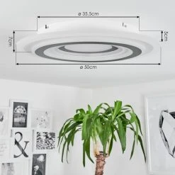 Hofstein Wawo Deckenpanel LED Weiß, 1-flammig, Fernbedienung 15 Hofstein Wawo Deckenpanel LED Weiß, 1-flammig, Fernbedienung -LED Leuchten Verkäufe 2022 wawo deckenpanel h3570210 3