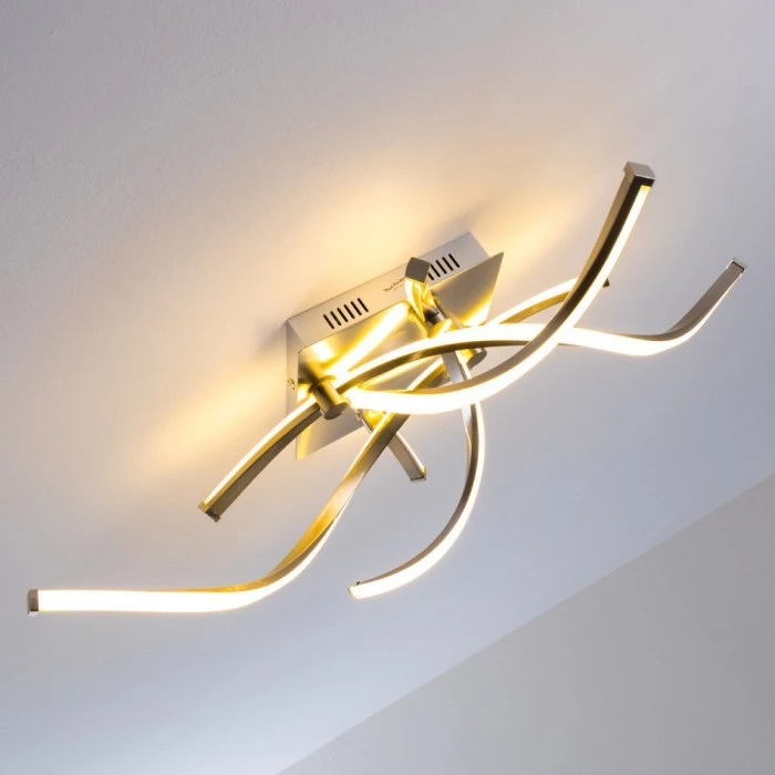 Hofstein Wellington Deckenleuchte LED Aluminium, 4-flammig 11 Hofstein Wellington Deckenleuchte LED Aluminium, 4-flammig – Bild 11