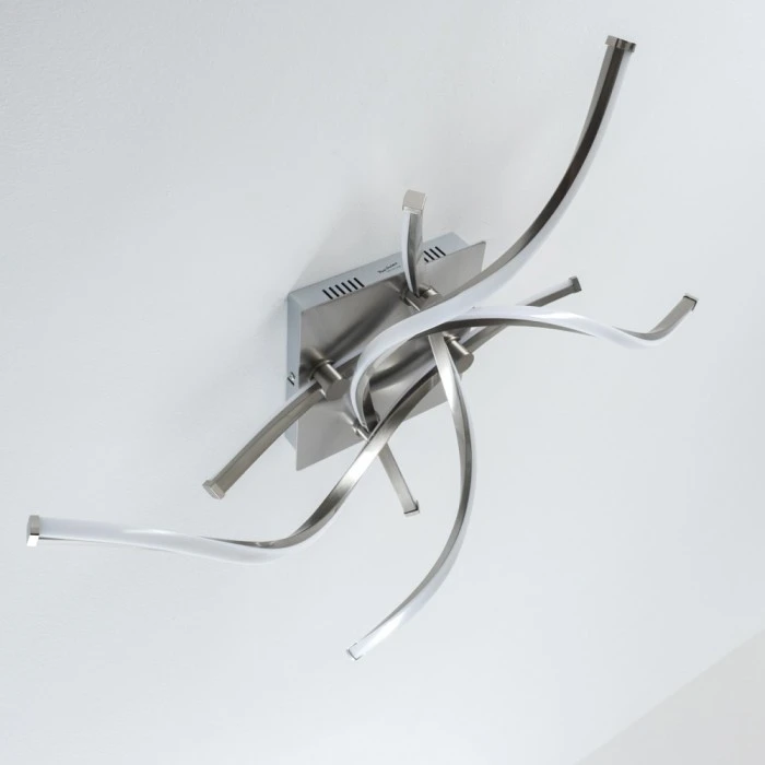 Hofstein Wellington Deckenleuchte LED Aluminium, 4-flammig 19 Hofstein Wellington Deckenleuchte LED Aluminium, 4-flammig – Bild 19