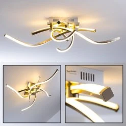 Hofstein Wellington Deckenleuchte LED Aluminium, 4-flammig 22 Hofstein Wellington Deckenleuchte LED Aluminium, 4-flammig -LED Leuchten Verkäufe 2022 wellington deckenleuchte h3009109 2