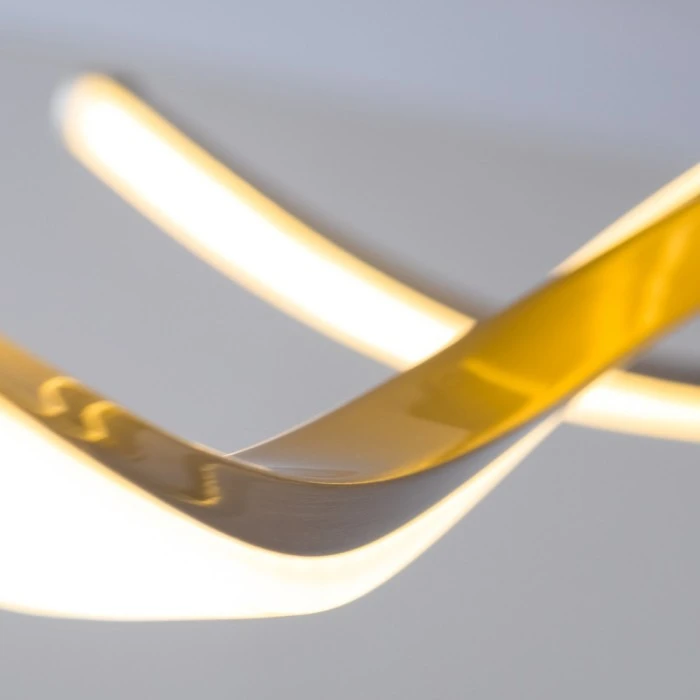 Hofstein Wellington Deckenleuchte LED Aluminium, 4-flammig 5 Hofstein Wellington Deckenleuchte LED Aluminium, 4-flammig – Bild 5