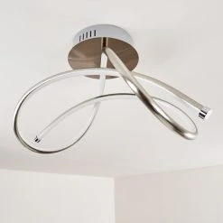 Hofstein Wengi Deckenleuchte LED Nickel-Matt, 1-flammig -LED Leuchten Verkäufe 2022 wengi deckenleuchte h3268919 do1 11