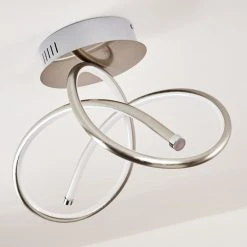 Hofstein Wengi Deckenleuchte LED Nickel-Matt, 1-flammig -LED Leuchten Verkäufe 2022 wengi deckenleuchte h3268919 do1 13