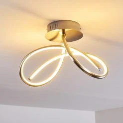 Hofstein Wengi Deckenleuchte LED Nickel-Matt, 1-flammig -LED Leuchten Verkäufe 2022 wengi deckenleuchte h3268919 do1 2