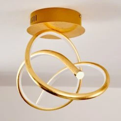 Hofstein Wengi Deckenleuchte LED Gold, 1-flammig -LED Leuchten Verkäufe 2022 wengi deckenleuchte h3269213 do1 7